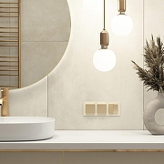 Розетка влагозащищенная с заземлением и со шторкой, без рамки с крышкой Werkel шампань рифленый W1171210 цвет Бежевый-2