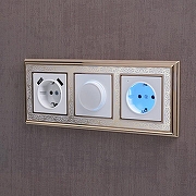 Розетка с заземлением, без рамки Werkel белый W1171401 цвет Белый-9