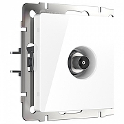 ТВ-розетка оконечная без рамки Werkel белый W1183001 цвет Белый