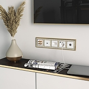 ТВ-розетка оконечная без рамки Werkel белый W1183001 цвет Белый-1