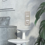 Выключатель проходной одноклавишный без рамки Werkel дымчатый W1212004 цвет Серый-2