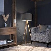 Розетка влагозащищенная с заземлением и со шторками Werkel Gallant (графит рифленый) W5073104 цвет Графит-4