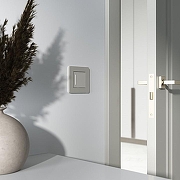 Выключатель одноклавишный с подсветкой без рамки Werkel дымчатый W4513641 цвет Серый-6