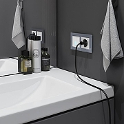 Выключатель сенсорый двухклавишный с подсветкой, без рамки Werkel белый W4520001 цвет Белый-4