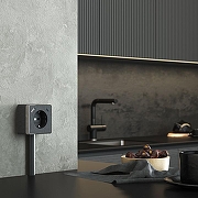 Розетка с заземлением и со шторками и USB Werkel Gallant (графит рифленый) W5071704 цвет Графит-2