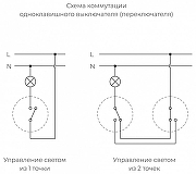 Выключатель одноклавишный без рамки Werkel Ретро (бронза) W5712012 цвет Бронза-10