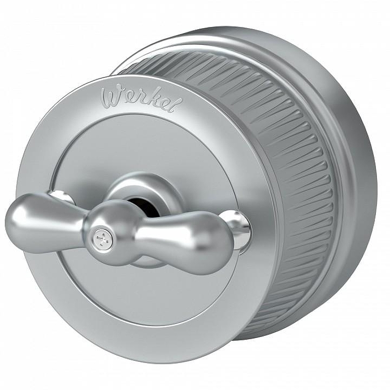 Выключатель на 4 положения Werkel Ретро (матовый хром) WL19-01-05 