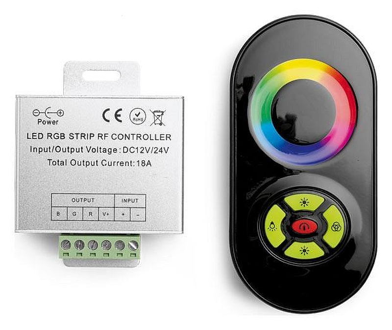Контроллер-регулятор цвета RGB с пультом ДУ Wolta WLC-CP/01 