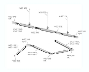 Соединитель гибкий для треков Italline WSO WSO 560 white цвет Белый-2