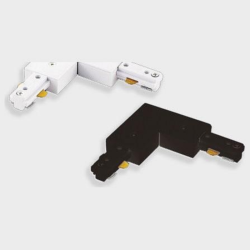 Соединитель угловой L-образный для треков встраиваемых Italline WSO WSO 74 black 