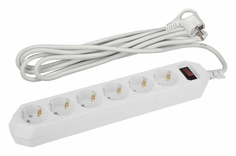 Сетевой фильтр Эра USF-6es-5m-W-BOX Б0037264 