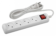 Сетевой фильтр Эра U-4s-1,5m-2x1 Б0044052 цвет Белый