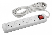 Сетевой фильтр Эра U-4s-3m-2x1 Б0044053 цвет Белый
