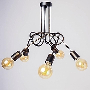 Люстра на штанге Adilux Tango Black Patina 10135 цвет арматуры Черный