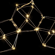 Люстра O-LUCE Bjork в линию без вставок 1096411-7 цвет золото-2