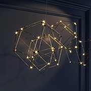 Люстра O-LUCE Bjork в линию без вставок 10964-2 цвет хром-1