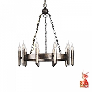 Люстра Favourite Fortezza 1144-10P цвет коричневый