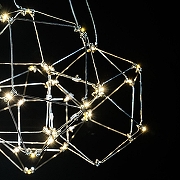 Люстра O-LUCE Bjork круглая без вставок 11810-0 цвет хром-1