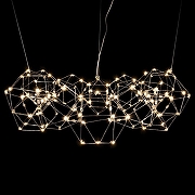 Люстра O-LUCE Bjork круглая без вставок 11810-1 цвет хром