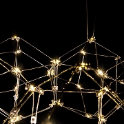 Люстра O-LUCE Bjork круглая без вставок 11810-4 цвет золото-2