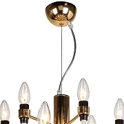 Люстра Favourite Golem 1893-30P цвет золото, черный-4