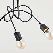 Люстра на штанге Adilux Tango Black 23173 цвет арматуры Черный-1