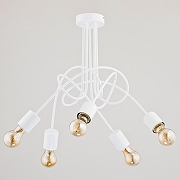 Люстра на штанге Adilux Tango White 23615 цвет арматуры Белый