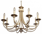 Люстра Abrasax Josephine 3007/8(creamgold) цвет арматуры Золото, Коричневый