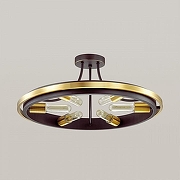 Люстра Lumion Maeve 4401/6C цвет арматуры Золото, Черный-1