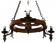 Люстра Velante 586 586-703-03 цвет дуб, черный