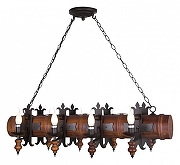 Люстра Velante 599 599-703-08 цвет дуб, черный-1