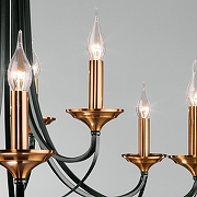 Люстра Eurosvet Lazzaro 60098/9 черный цвет черный-4