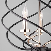 Люстра Eurosvet Sorrel 60105/3 черный цвет золото, черный-4