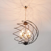 Люстра Eurosvet Sorrel 60105/5 черный цвет золото, черный-2