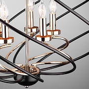 Люстра Eurosvet Sorrel 60105/5 черный цвет золото, черный-3