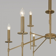 Люстра на штанге Eurosvet Anders 60142/9 латунь цвет арматуры Латунь-1