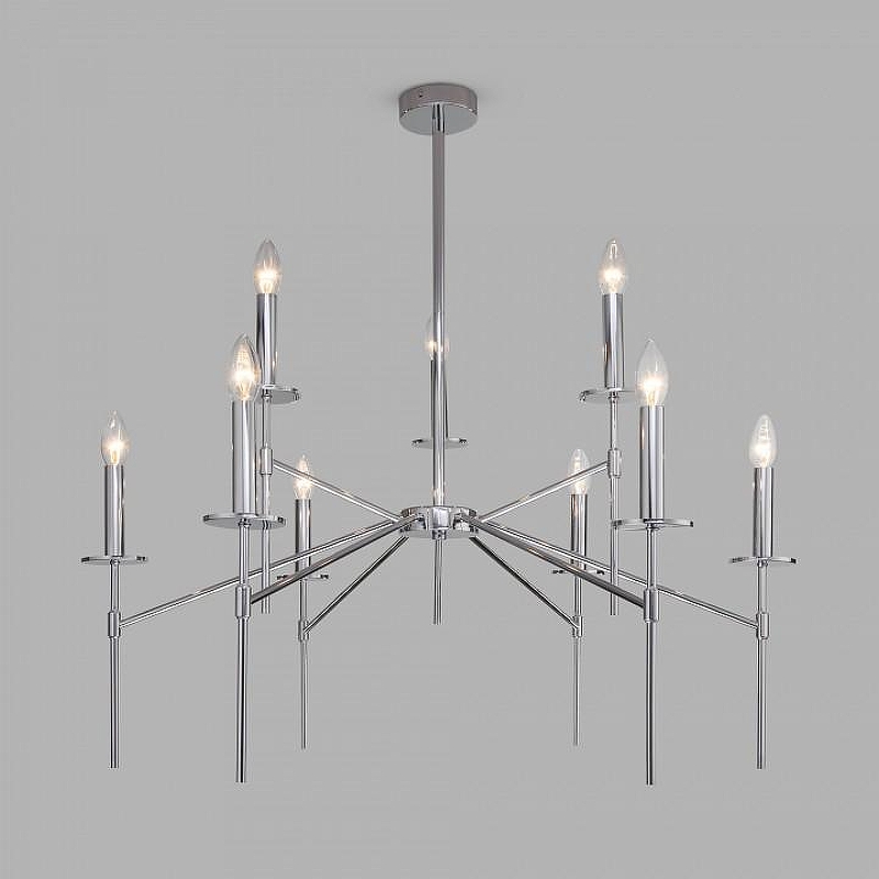 Люстра на штанге Eurosvet Anders 60142/9 хром 
