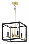 Люстра на штанге Lightstar Regolo 713447 цвет арматуры Золото, Черный