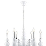 Люстра Lumion NANA 8260/6 цвет белый, хром-8