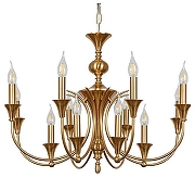 Люстра Artelamp Collinetta A4094LM-12PB цвет медь