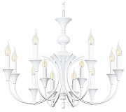 Люстра Artelamp Coll1netta A4094LM-12WH цвет белый