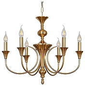 Люстра Artelamp Collinetta A4094LM-6PB цвет медь