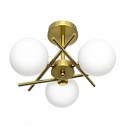 Люстра на штанге Citilux Ronny CL242133 цвет плафона/подвески Белый, цвет арматуры Золото-2