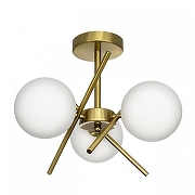 Люстра на штанге Citilux Ronny CL242133 цвет плафона/подвески Белый, цвет арматуры Золото-5