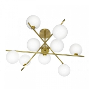 Люстра на штанге Citilux Ronny CL242193 цвет плафона/подвески Белый, цвет арматуры Золото-5