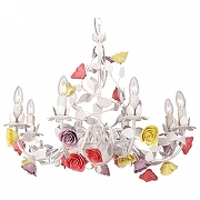Люстра Lucia Tucci Fiori di Rose Fiori di rose 185.8 цвет арматуры Белый, Желтый, Красный, Фиолетовый