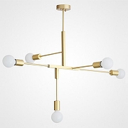 Люстра на штанге Imperiumloft Fitments FITMENTS01 цвет латунь