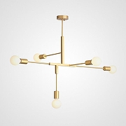 Люстра на штанге Imperiumloft Fitments FITMENTS01 цвет латунь-1