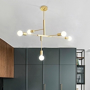 Люстра на штанге Imperiumloft Fitments FITMENTS01 цвет латунь-4