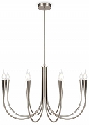 Люстра на штанге Freya Branches FR5253PL-08N цвет арматуры Никель